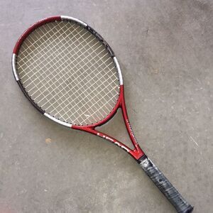 Red Head Liquidmental 1 Red Used worn Tennis Racquet needs new grip 4 1/2